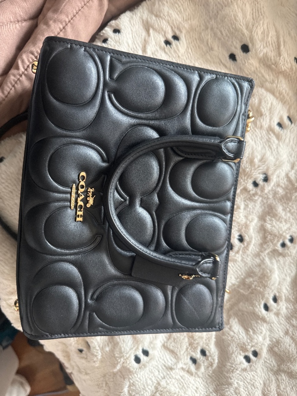 Coach Outlet Maggie Small Tote Bag In Signature Leather